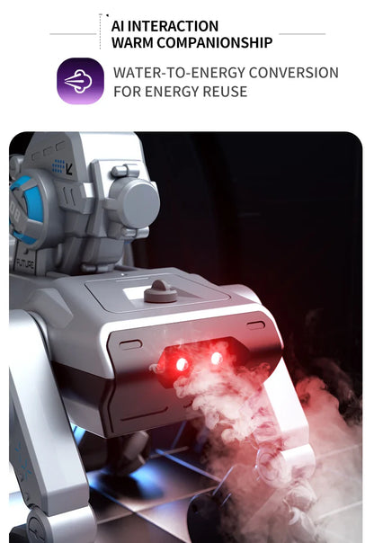 2025 New Intelligent Mechanical Dog With Gesture Induction Can Walk And Sing Dog Spray Control Electric Pet Dog Toys Kids Gifts